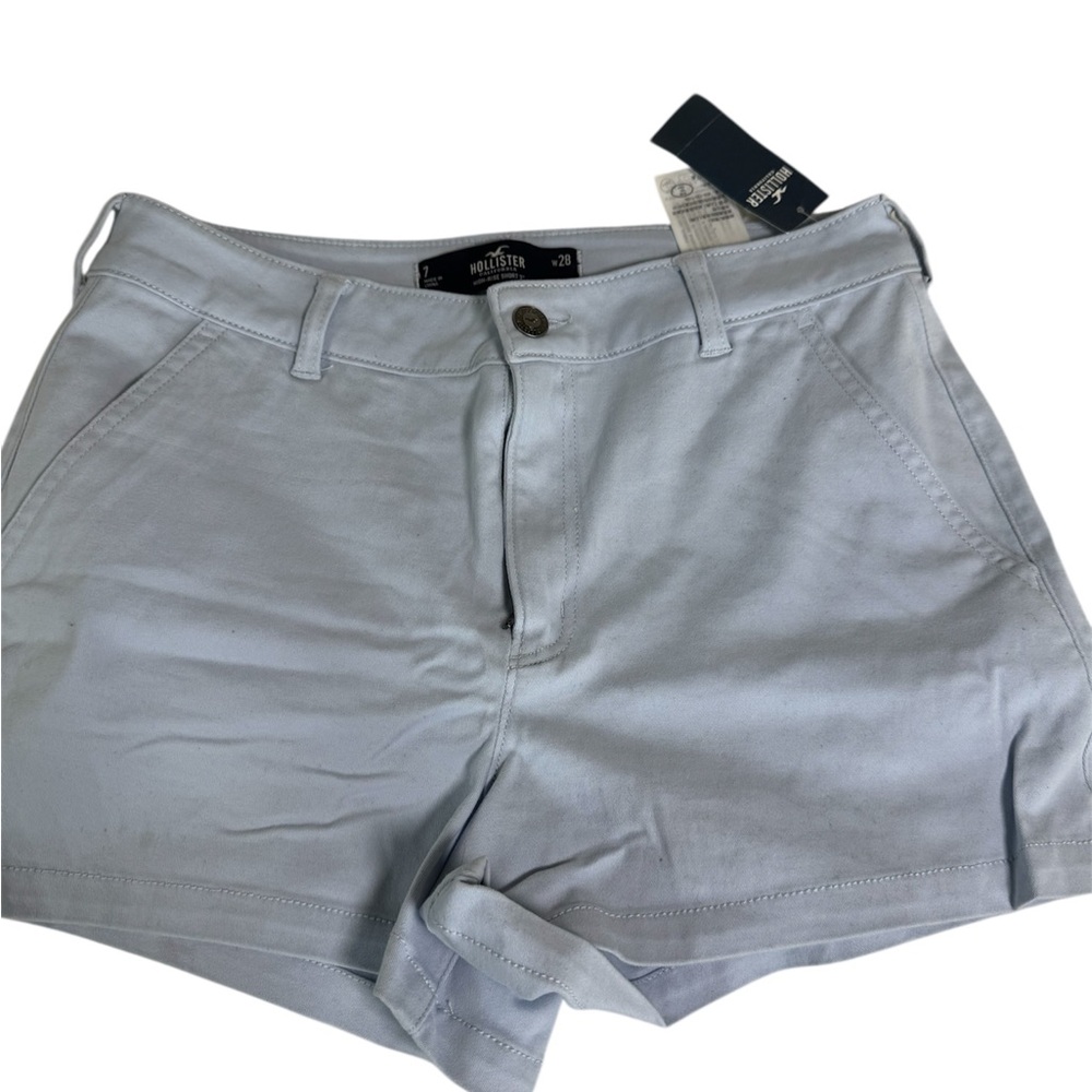 Hollister Blue Cargo Shorts Versatile Casual Wear